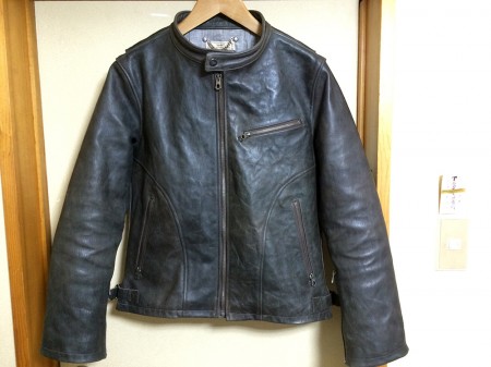 DS LEATHER SINGLE RIDERS JACKET
