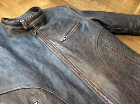 Revival 90% Products by Varde77 DS LEATHER SINGLE RIDERS JACKET